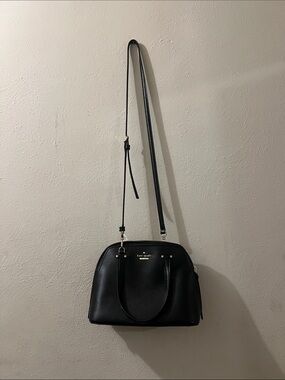 kate spade Black Crossbody Dome Satchel